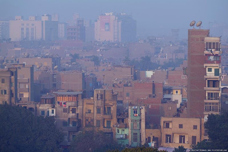 Cairo smog and smog.